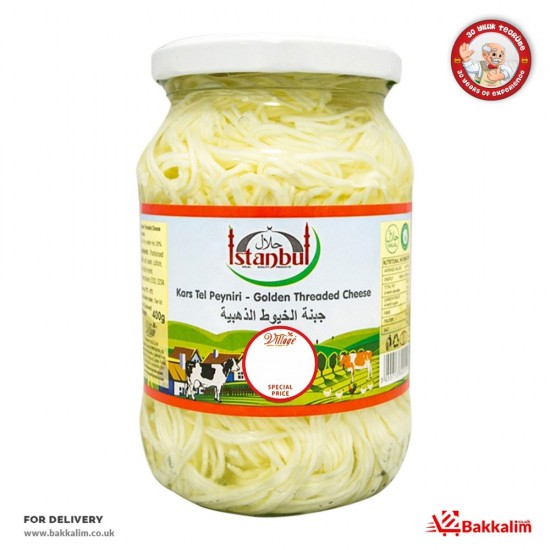 Istanbul 400 G Golden Threaded Cheese SAMA FOODS ENFIELD UK