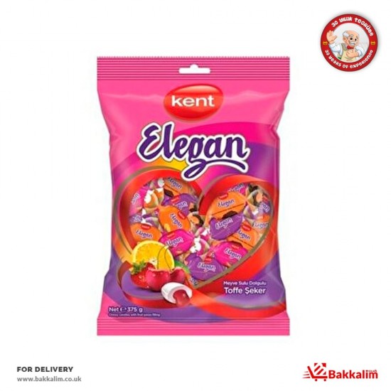 Kent 375 Gr Elegan Chewy Candies With Fruit Juices Filling SAMA FOODS ENFIELD UK