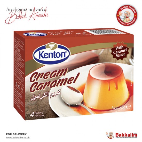 Kenton 75 G Cream Caramel Dessert SAMA FOODS ENFIELD UK