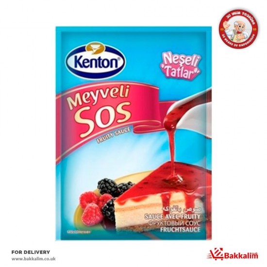 Kenton 80 Gr Fruity Sauce (Black Currant And Strawberry) SAMA FOODS ENFIELD UK