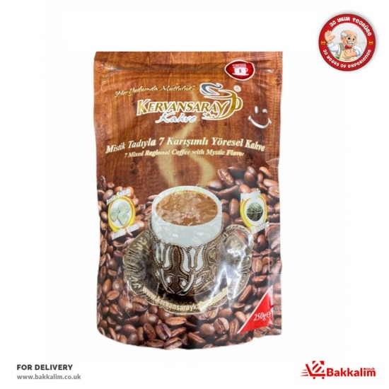 Kervansaray 250 Gr 7 Mixed Regional Coffee With Mastic Gum And Terebinth Flavored SAMA FOODS ENFIELD UK