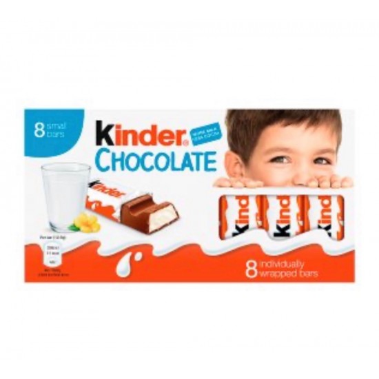 Kinder Chocolate Bars8x12g SAMA FOODS ENFIELD UK