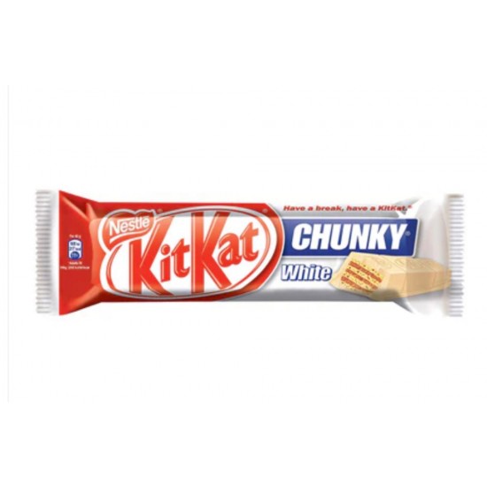 Kit Kat Beyaz Çikolatalı Bar 40 Gr SAMA FOODS ENFIELD UK