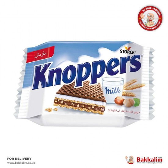 Knoppers 75 Gr 3lü Paket Sütlü Çikolatalı Gofret SAMA FOODS ENFIELD UK