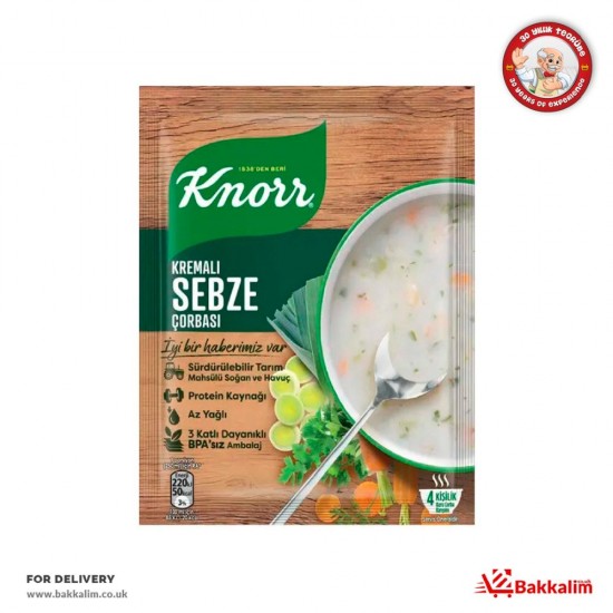Knorr 65 Gr Vegetable Soup With Cream SAMA FOODS ENFIELD UK