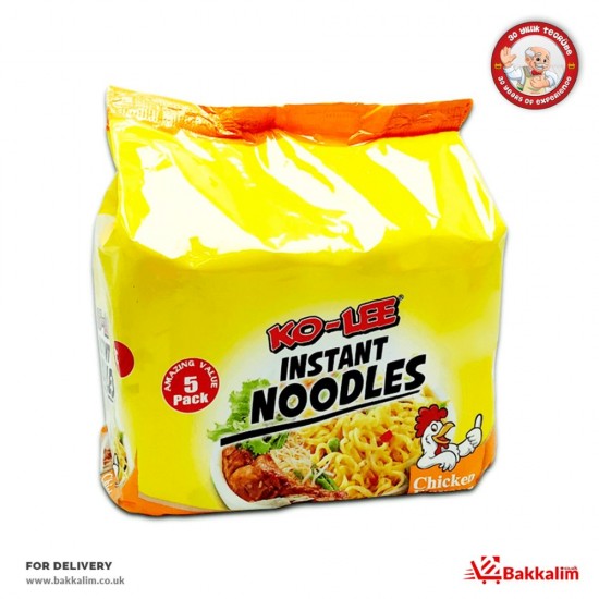 KoLee 350 Gr 5 Adet Tavuk Soslu İnstant Noodles SAMA FOODS ENFIELD UK