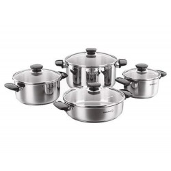 Korkmaz Kappa Casserole Set  8 Pieces A1678