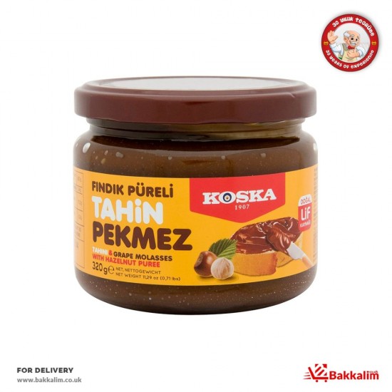 Koska 320 Gr  Fındıklı Püre Tahin Pekmezi SAMA FOODS ENFIELD UK