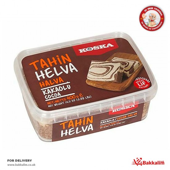 Koska 400 Gr Cocoa Halva SAMA FOODS ENFIELD UK
