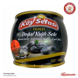 Köy Sefası  1500 Gr Gold Doğal Siyah Zeytin  