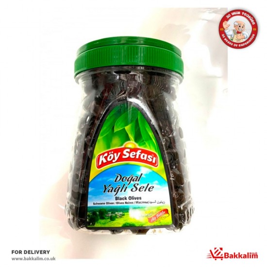 Köy Sefası 1500 Gr Doğal Yağlı Sele Siyah Zeytin SAMA FOODS ENFIELD UK