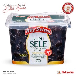 Köy Sefası N550 Gr Kuru Sele Doğal Siyah Zeytin