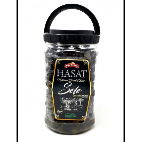 Koy Sefasi Hasat Natural Black Olives 1200 G SAMA FOODS ENFIELD UK