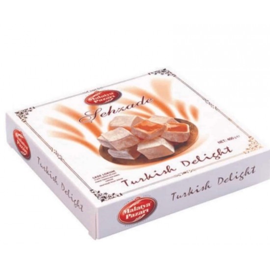 Malatya Plain Turkish Delight 400g SAMA FOODS ENFIELD UK