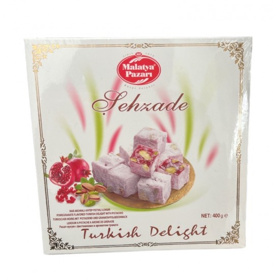 Malatya Narli Fistikli Lokum 400gr SAMA FOODS ENFIELD UK