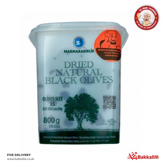 Marmarabirlik 800 Gr Dried Naturel Black Olives SAMA FOODS ENFIELD UK