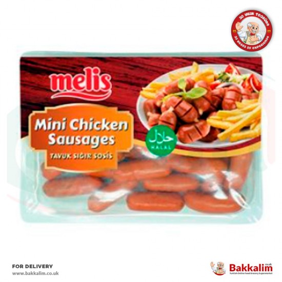 Melis 300 G Mini Beef Chicken Cocktail Sausage SAMA FOODS ENFIELD UK