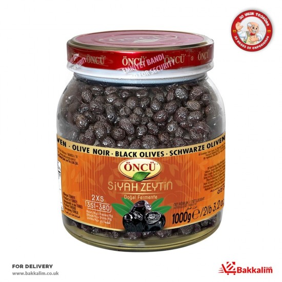 Öncü 1000 Gr 2XS Doğal Siyah Zeytin SAMA FOODS ENFIELD UK