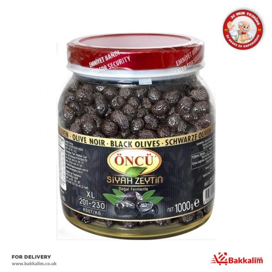 Oncu 1000 Gr XL Black Olives SAMA FOODS ENFIELD UK