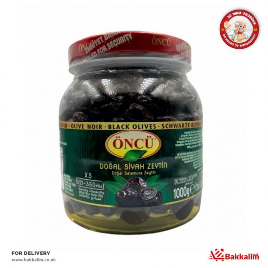 Oncu 1000 Gr XS Black Olives SAMA FOODS ENFIELD UK