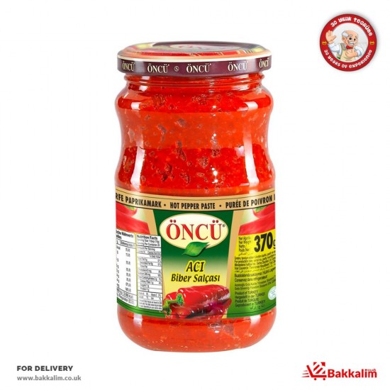 Öncü 370 Gr Acı Biber Salçası SAMA FOODS ENFIELD UK