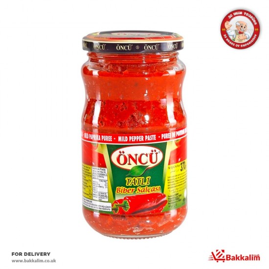 Oncu 370 Gr Mild Pepper Paste SAMA FOODS ENFIELD UK