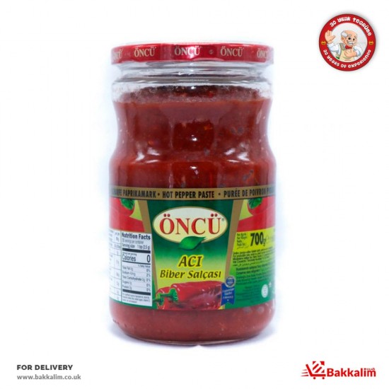 Oncu 700 Gr Hot Pepper Paste SAMA FOODS ENFIELD UK