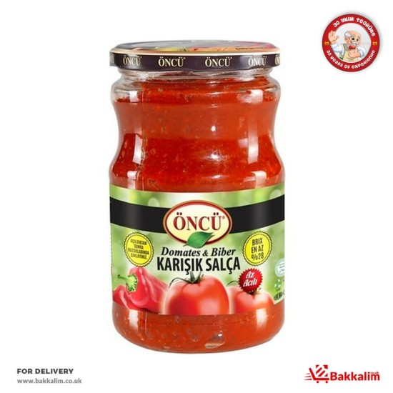 Oncu  700 Gr Mixed Tomato And Mild Pepper And Hot Pepper Mixed Paste SAMA FOODS ENFIELD UK