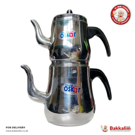 Oskar Medium Aluminium Teapot No3 SAMA FOODS ENFIELD UK