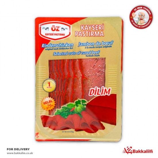 Oz Kayseri 100 Gr Slice Pastrami SAMA FOODS ENFIELD UK