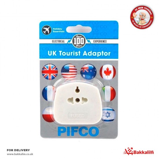 Pifco Uk Tourist Adaptor SAMA FOODS ENFIELD UK