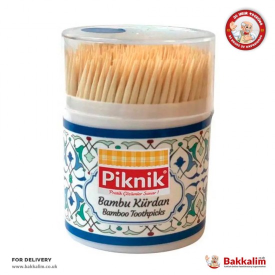 Piknik 400 Pcs Bamboo Toothpicks SAMA FOODS ENFIELD UK