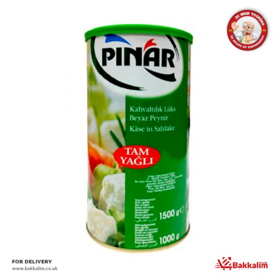 Pinar 1500 Gr Full Fat Lux Feta Cheese SAMA FOODS ENFIELD UK