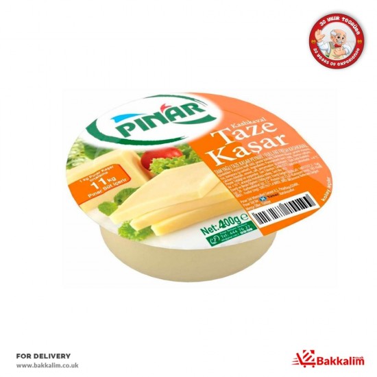 Pinar 400 G Fresh Kashkaval Cheese SAMA FOODS ENFIELD UK