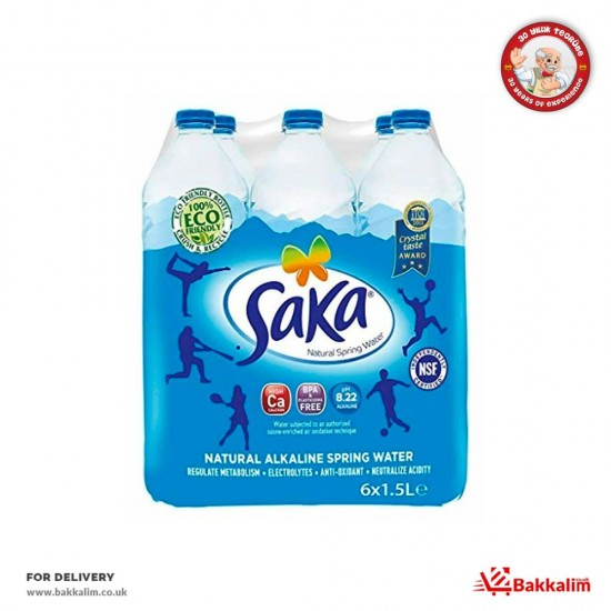 Saka 1500 Ml 6 Adet Doğal Suyu  (london Only) SAMA FOODS ENFIELD UK