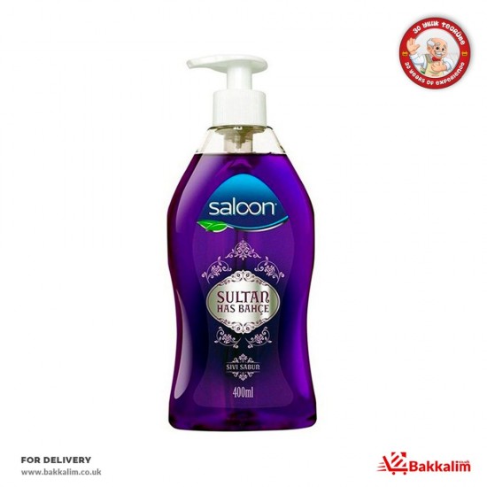 Saloon 400 Ml Sultans Garden Liquid Hand Soap SAMA FOODS ENFIELD UK