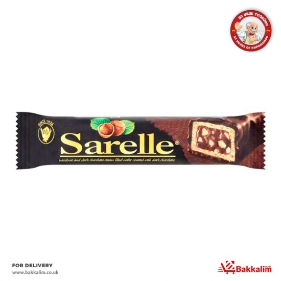 Sarelle 33 Gr Hazelnut And Dark Chocolate Cream Filled Wafer SAMA FOODS ENFIELD UK