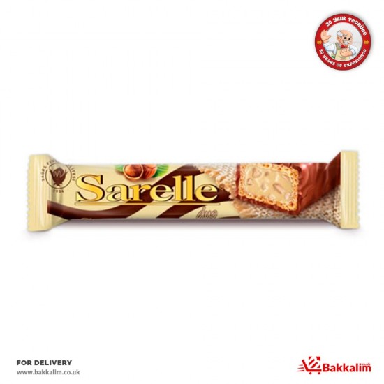 Sarelle 33 Gr Hazelnut And Hazelnut Cream Filled Wafer SAMA FOODS ENFIELD UK