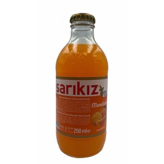 Sarikiz Manderiene Flavored Spring Water 200 Ml SAMA FOODS ENFIELD UK