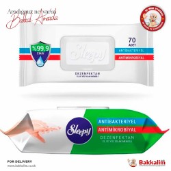 Sleepy 70 Pcs  Antibacterial Wipes 