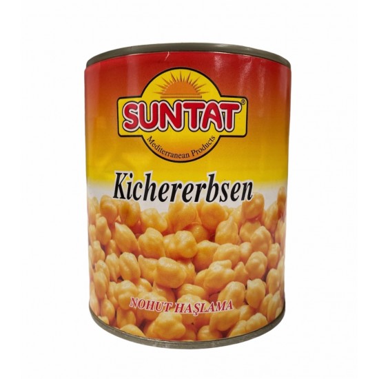 Suntat Boiled Chickpeas 800g SAMA FOODS ENFIELD UK