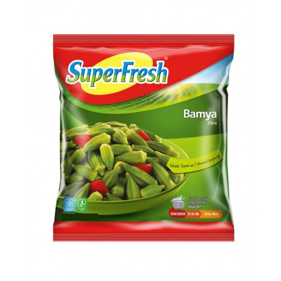 Superfresh Turkish Okra 450 G SAMA FOODS ENFIELD UK