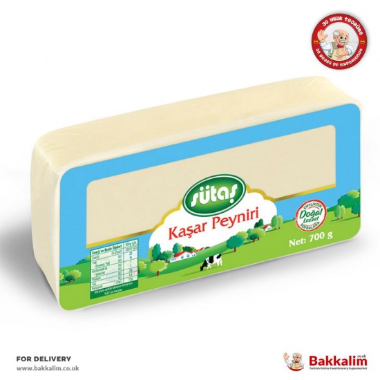 Sutas Kashkaval Cheese 700 G SAMA FOODS ENFIELD UK