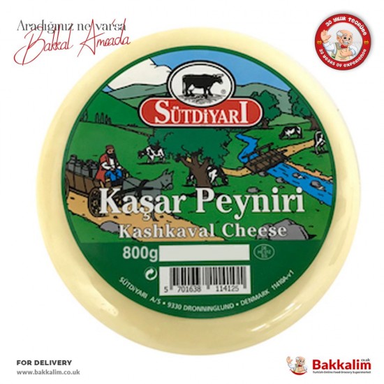 Sütdiyarı Kaşar Peyniri 800 Gr SAMA FOODS ENFIELD UK