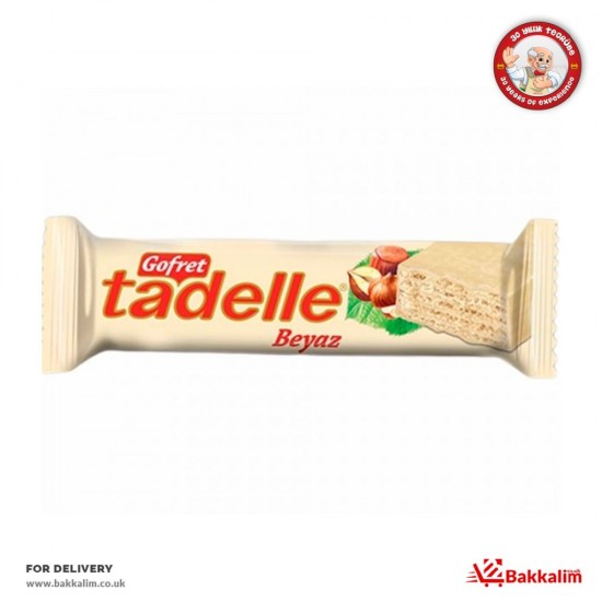 Tadelle 30 Gr Beyaz Çikolata Kaplı Fındık Kremalı Gofret SAMA FOODS ENFIELD UK