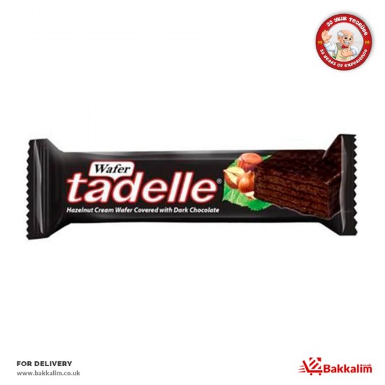 Tadelle 35 Gr Hazelnut Cream Wafer Covered With Dark Chocolate SAMA FOODS ENFIELD UK