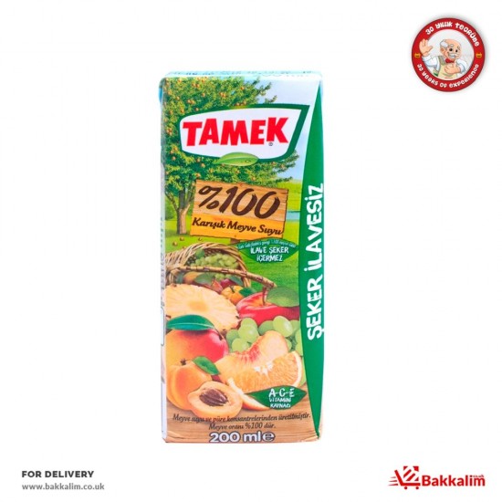 Tamek 200 Ml Mix Fruit Juice SAMA FOODS ENFIELD UK