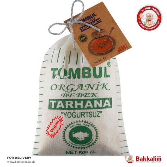 Tombul 500 Gr Organic Vegan Yogurt-Free Baby Tarhana SAMA FOODS ENFIELD UK