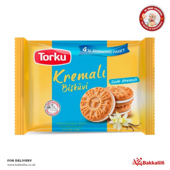 Torku 244 Gr 4 Pcs Biscuit With Plain Cream SAMA FOODS ENFIELD UK