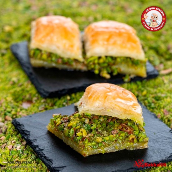 Şehri Antep 500 Gr Antep Usulü Antep Fıstıklı Baklava SAMA FOODS ENFIELD UK